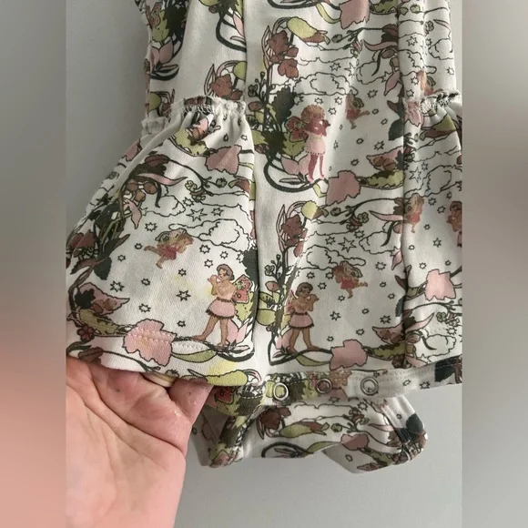 Kate Quinn Flower Fairies Bubble Romper 6-12M | Organic Cotton Baby Outfit - Picture 2 of 4